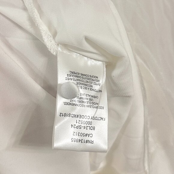 FOR LOVE & LEMONS Lace Mini Dress with Tulle Overlay in White Size Small NWT - Picture 11 of 11